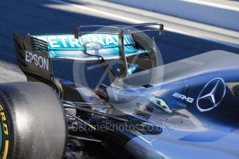 World © Octane Photographic Ltd. Formula 1 - Winter Test 1. Lewis Hamilton - Mercedes AMG Petronas F1 W08 EQ Energy+. Circuit de Barcelona-Catalunya. Wednesday 1st March 2017. Digital Ref :1782CB1D8317