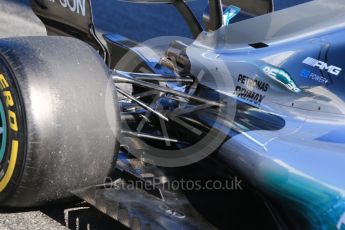 World © Octane Photographic Ltd. Formula 1 - Winter Test 1. Lewis Hamilton - Mercedes AMG Petronas F1 W08 EQ Energy+. Circuit de Barcelona-Catalunya. Wednesday 1st March 2017. Digital Ref :1782CB1D8322
