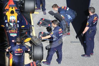 World © Octane Photographic Ltd. Formula 1 - Winter Test 1. Daniel Ricciardo - Red Bull Racing RB13. Circuit de Barcelona-Catalunya. Wednesday 1st March 2017. Digital Ref :1782CB1D8539