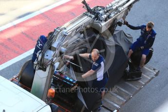 World © Octane Photographic Ltd. Formula 1 - Winter Test 1. Lance Stroll - Williams Martini Racing FW40. Circuit de Barcelona-Catalunya. Wednesday 1st March 2017. Digital Ref :1782CB1D8612