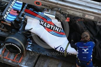 World © Octane Photographic Ltd. Formula 1 - Winter Test 1. Lance Stroll - Williams Martini Racing FW40. Circuit de Barcelona-Catalunya. Wednesday 1st March 2017. Digital Ref :1782CB1D8657