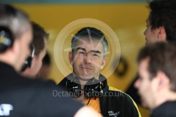 World © Octane Photographic Ltd. Formula 1 - Winter Test 1. Nick Chester – Chassis Technical Director of Renault Sport F1 Team. Circuit de Barcelona-Catalunya. Wednesday 1st March 2017. Digital Ref : 1782LB1D0027