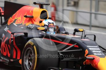 World © Octane Photographic Ltd. Formula 1 - Winter Test 1. Daniel Ricciardo - Red Bull Racing RB13. Circuit de Barcelona-Catalunya. Wednesday 1st March 2017. Digital Ref : 1782LB1D0077