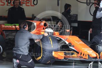 World © Octane Photographic Ltd. Formula 1 - Winter Test 1. Fernando Alonso - McLaren Honda MCL32. Circuit de Barcelona-Catalunya. Wednesday 1st March 2017. Digital Ref : 1782LB1D0087