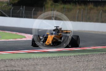 World © Octane Photographic Ltd. Formula 1 - Winter Test 1. Nico Hulkenberg - Renault Sport F1 Team R.S.17. Circuit de Barcelona-Catalunya. Wednesday 1st March 2017. Digital Ref :1782LB1D0400