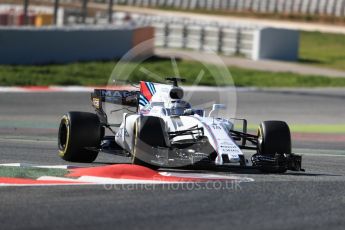 World © Octane Photographic Ltd. Formula 1 - Winter Test 1. Lance Stroll - Williams Martini Racing FW40. Circuit de Barcelona-Catalunya. Wednesday 1st March 2017. Digital Ref :1782LB1D0485