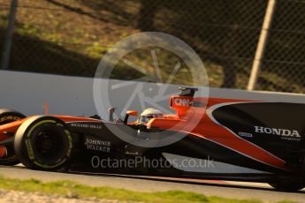 World © Octane Photographic Ltd. Formula 1 - Winter Test 1. Fernando Alonso - McLaren Honda MCL32. Circuit de Barcelona-Catalunya. Wednesday 1st March 2017. Digital Ref :