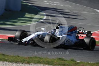 World © Octane Photographic Ltd. Formula 1 - Winter Test 1. Lance Stroll - Williams Martini Racing FW40. Circuit de Barcelona-Catalunya. Wednesday 1st March 2017. Digital Ref :1782LB1D0941