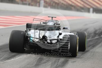 World © Octane Photographic Ltd. Formula 1 - Winter Test 1. Valtteri Bottas - Mercedes AMG Petronas F1 W08 EQ Energy+. Circuit de Barcelona-Catalunya. Wednesday 1st March 2017. Digital Ref : 1782LB1D9588