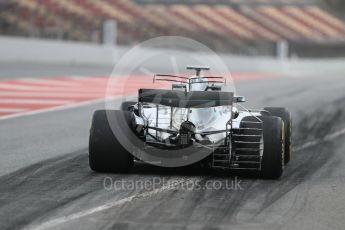 World © Octane Photographic Ltd. Formula 1 - Winter Test 1. Valtteri Bottas - Mercedes AMG Petronas F1 W08 EQ Energy+. Circuit de Barcelona-Catalunya. Wednesday 1st March 2017. Digital Ref : 1782LB1D9619