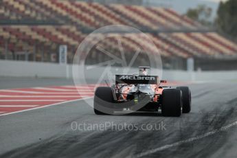 World © Octane Photographic Ltd. Formula 1 - Winter Test 1. Fernando Alonso - McLaren Honda MCL32. Circuit de Barcelona-Catalunya. Wednesday 1st March 2017. Digital Ref : 1782LB1D9768