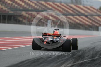 World © Octane Photographic Ltd. Formula 1 - Winter Test 1. Daniel Ricciardo - Red Bull Racing RB13. Circuit de Barcelona-Catalunya. Wednesday 1st March 2017. Digital Ref : 1782LB1D9801