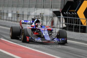 World © Octane Photographic Ltd. Formula 1 - Winter Test 1. Daniil Kvyat - Scuderia Toro Rosso STR12. Circuit de Barcelona-Catalunya. Wednesday 1st March 2017. Digital Ref : 1782LB1D9842
