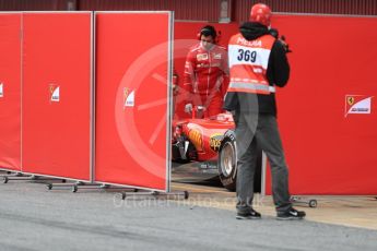 World © Octane Photographic Ltd. Formula 1 - Winter Test 1. Sebastian Vettel - Scuderia Ferrari SF70H. Circuit de Barcelona-Catalunya. Wednesday 1st March 2017. Digital Ref : 1782LB1D9927