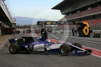 World © Octane Photographic Ltd. Formula 1 - Winter Test 1. Marcus Ericsson – Sauber F1 Team C36. Circuit de Barcelona-Catalunya. Wednesday 1st March 2017. Digital Ref :