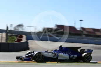 World © Octane Photographic Ltd. Formula 1 - Winter Test 1. Marcus Ericsson – Sauber F1 Team C36. Circuit de Barcelona-Catalunya. Wednesday 1st March 2017. Digital Ref :1782LB5D8655