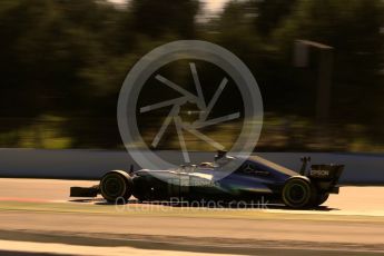 World © Octane Photographic Ltd. Formula 1 - Winter Test 1. Lewis Hamilton - Mercedes AMG Petronas F1 W08 EQ Energy+. Circuit de Barcelona-Catalunya. Wednesday 1st March 2017. Digital Ref :