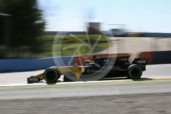 World © Octane Photographic Ltd. Formula 1 - Winter Test 1. Nico Hulkenberg - Renault Sport F1 Team R.S.17. Circuit de Barcelona-Catalunya. Wednesday 1st March 2017. Digital Ref :1782LB5D8704