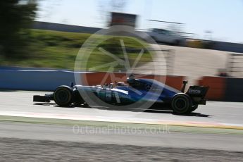 World © Octane Photographic Ltd. Formula 1 - Winter Test 1. Lewis Hamilton - Mercedes AMG Petronas F1 W08 EQ Energy+. Circuit de Barcelona-Catalunya. Wednesday 1st March 2017. Digital Ref : 1782LB5D8713