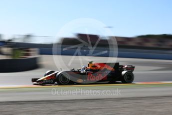 World © Octane Photographic Ltd. Formula 1 - Winter Test 1. Daniel Ricciardo - Red Bull Racing RB13. Circuit de Barcelona-Catalunya. Wednesday 1st March 2017. Digital Ref : 1782LB5D8720