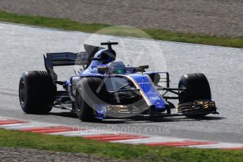 World © Octane Photographic Ltd. Formula 1 - Winter Test 1. Antonio Giovinazzi – Sauber F1 Team C36. Circuit de Barcelona-Catalunya. Thursday 2nd March 2017. Digital Ref :1783CB1D0041