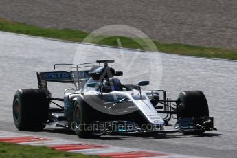 World © Octane Photographic Ltd. Formula 1 - Winter Test 1. Valtteri Bottas - Mercedes AMG Petronas F1 W08 EQ Energy+. Circuit de Barcelona-Catalunya. Thursday 2nd March 2017. Digital Ref :1783CB1D0053