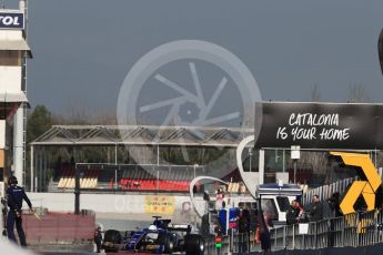 World © Octane Photographic Ltd. Formula 1 - Winter Test 1. Antonio Giovinazzi – Sauber F1 Team C36. Circuit de Barcelona-Catalunya. Thursday 2nd March 2017. Digital Ref :1783CB1D0078