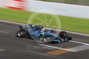 World © Octane Photographic Ltd. Formula 1 - Winter Test 1. Valtteri Bottas - Mercedes AMG Petronas F1 W08 EQ Energy+. Circuit de Barcelona-Catalunya. Thursday 2nd March 2017. Digital Ref :1783CB1D0093