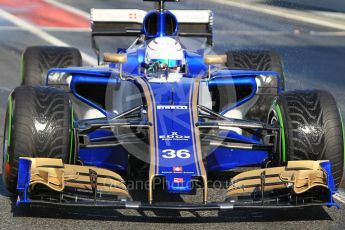 World © Octane Photographic Ltd. Formula 1 - Winter Test 1. Antonio Giovinazzi – Sauber F1 Team C36. Circuit de Barcelona-Catalunya. Thursday 2nd March 2017. Digital Ref :1783CB1D4773