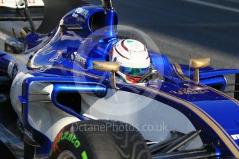 World © Octane Photographic Ltd. Formula 1 - Winter Test 1. Antonio Giovinazzi – Sauber F1 Team C36. Circuit de Barcelona-Catalunya. Thursday 2nd March 2017. Digital Ref :1783CB1D4779