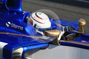 World © Octane Photographic Ltd. Formula 1 - Winter Test 1. Antonio Giovinazzi – Sauber F1 Team C36. Circuit de Barcelona-Catalunya. Thursday 2nd March 2017. Digital Ref :1783CB1D4785