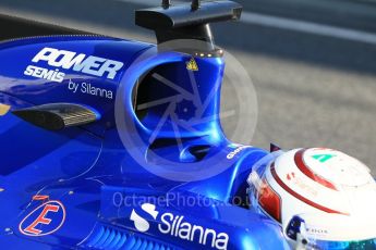 World © Octane Photographic Ltd. Formula 1 - Winter Test 1. Antonio Giovinazzi – Sauber F1 Team C36. Circuit de Barcelona-Catalunya. Thursday 2nd March 2017. Digital Ref :1783CB1D4788