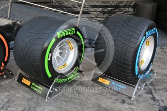 World © Octane Photographic Ltd. Formula 1 - Winter Test 1. Setting up for the wet track testing - Pirelli Wet and Intermediate tyres. Circuit de Barcelona-Catalunya. Thursday 2nd March 2017. Digital Ref : 1783CB1D8710
