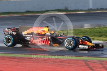 World © Octane Photographic Ltd. Formula 1 - Winter Test 1. Max Verstappen - Red Bull Racing RB13. Circuit de Barcelona-Catalunya. Thursday 2nd March 2017. Digital Ref :