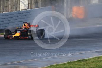 World © Octane Photographic Ltd. Formula 1 - Winter Test 1. Max Verstappen - Red Bull Racing RB13. Circuit de Barcelona-Catalunya. Thursday 2nd March 2017. Digital Ref :