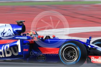 World © Octane Photographic Ltd. Formula 1 - Winter Test 1. Daniil Kvyat - Scuderia Toro Rosso STR12. Circuit de Barcelona-Catalunya. Thursday 2nd March 2017. Digital Ref : 1783CB1D9018