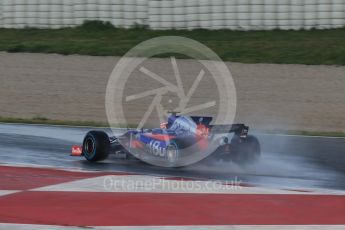 World © Octane Photographic Ltd. Formula 1 - Winter Test 1. Daniil Kvyat - Scuderia Toro Rosso STR12. Circuit de Barcelona-Catalunya. Thursday 2nd March 2017. Digital Ref : 1783CB1D9022