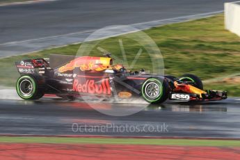 World © Octane Photographic Ltd. Formula 1 - Winter Test 1. Max Verstappen - Red Bull Racing RB13. Circuit de Barcelona-Catalunya. Thursday 2nd March 2017. Digital Ref : 1783CB1D9212