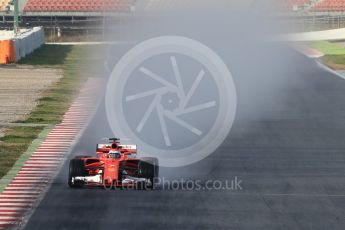 World © Octane Photographic Ltd. Formula 1 - Winter Test 1. Kimi Raikkonen - Scuderia Ferrari SF70H. Circuit de Barcelona-Catalunya. Thursday 2nd March 2017. Digital Ref : 1783CB1D9313