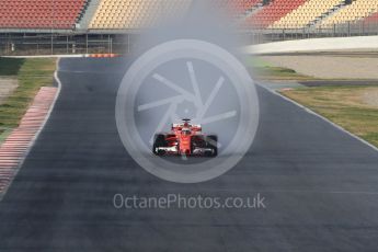 World © Octane Photographic Ltd. Formula 1 - Winter Test 1. Kimi Raikkonen - Scuderia Ferrari SF70H. Circuit de Barcelona-Catalunya. Thursday 2nd March 2017. Digital Ref : 1783CB1D9362