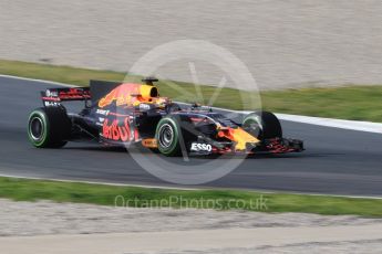World © Octane Photographic Ltd. Formula 1 - Winter Test 1. Max Verstappen - Red Bull Racing RB13. Circuit de Barcelona-Catalunya. Thursday 2nd March 2017. Digital Ref : 1783CB1D9456
