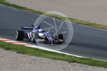 World © Octane Photographic Ltd. Formula 1 - Winter Test 1. Antonio Giovinazzi – Sauber F1 Team C36. Circuit de Barcelona-Catalunya. Thursday 2nd March 2017. Digital Ref : 1783CB1D9500