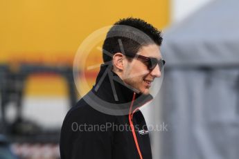 World © Octane Photographic Ltd. Formula 1 - Winter Test 1. Esteban Ocon - Sahara Force India VJM10. Circuit de Barcelona-Catalunya. Thursday 2nd March 2017. Digital Ref :1783CB1D9746