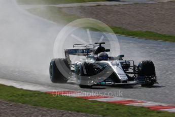 World © Octane Photographic Ltd. Formula 1 - Winter Test 1. Valtteri Bottas - Mercedes AMG Petronas F1 W08 EQ Energy+. Circuit de Barcelona-Catalunya. Thursday 2nd March 2017. Digital Ref :1783CB1D9842