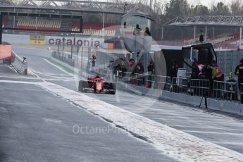 World © Octane Photographic Ltd. Formula 1 - Winter Test 1. Kimi Raikkonen - Scuderia Ferrari SF70H. Circuit de Barcelona-Catalunya. Thursday 2nd March 2017. Digital Ref : 1783LB1D1127