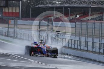 World © Octane Photographic Ltd. Formula 1 - Winter Test 1. Daniil Kvyat - Scuderia Toro Rosso STR12. Circuit de Barcelona-Catalunya. Thursday 2nd March 2017. Digital Ref : 1783LB1D1157