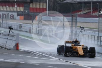 World © Octane Photographic Ltd. Formula 1 - Winter Test 1. Nico Hulkenberg - Renault Sport F1 Team R.S.17. Circuit de Barcelona-Catalunya. Thursday 2nd March 2017. Digital Ref : 1783LB1D1178