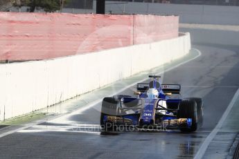 World © Octane Photographic Ltd. Formula 1 - Winter Test 1. Antonio Giovinazzi – Sauber F1 Team C36. Circuit de Barcelona-Catalunya. Thursday 2nd March 2017. Digital Ref : 1783LB1D1295