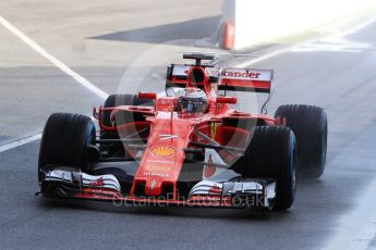 World © Octane Photographic Ltd. Formula 1 - Winter Test 1. Kimi Raikkonen - Scuderia Ferrari SF70H. Circuit de Barcelona-Catalunya. Thursday 2nd March 2017. Digital Ref : 1783LB1D1331