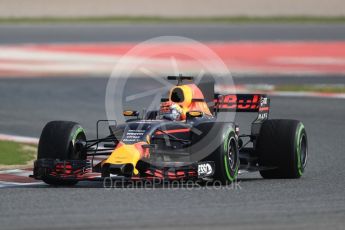 World © Octane Photographic Ltd. Formula 1 - Winter Test 1. Max Verstappen - Red Bull Racing RB13. Circuit de Barcelona-Catalunya. Thursday 2nd March 2017. Digital Ref : 1783LB1D1509